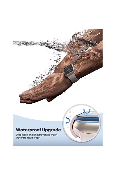 NO BRAND Pack of 2, case with screen protector compatible with Apple Watch Series 8