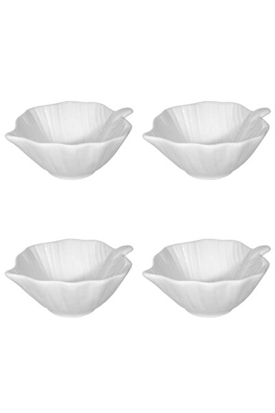 Vervo.ro pentru minți curioase Bowl set, 4 pieces, 120 ml, Porcelain, Ivory white