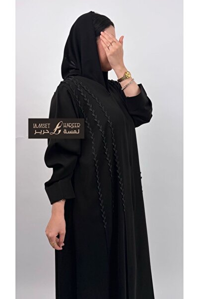 lamset hareer عباية لمسة حرير الجديدة مقاس (56) بتصميم فريد