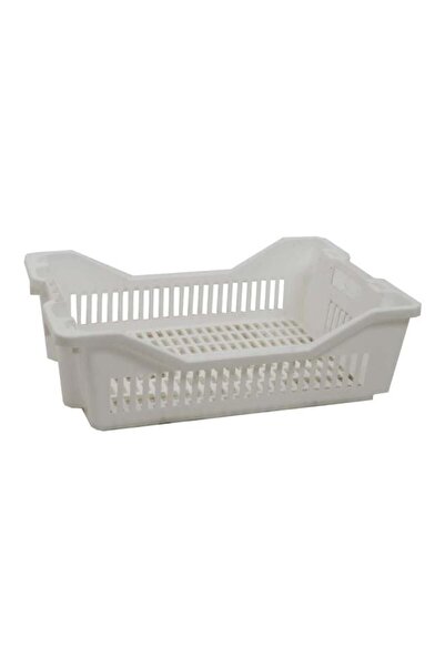 Giordano Vegetable Container Crate White 48x34x15cm