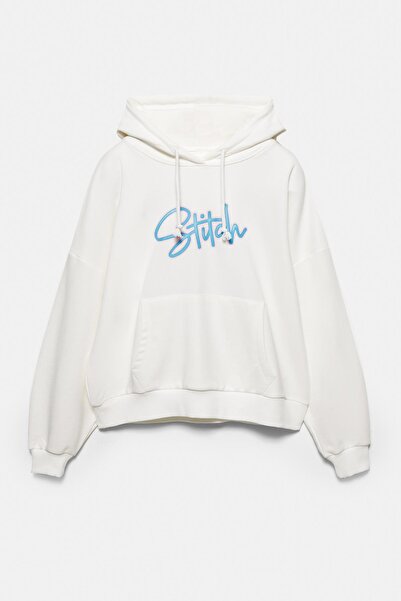 Pull & Bear Stitch graphic sweatshirt
