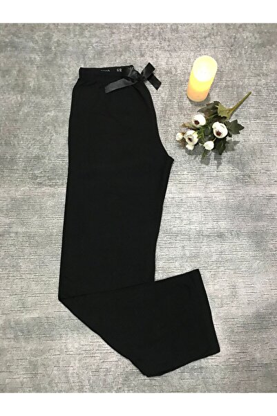 Butik Kadın Siyah Pijama Altı