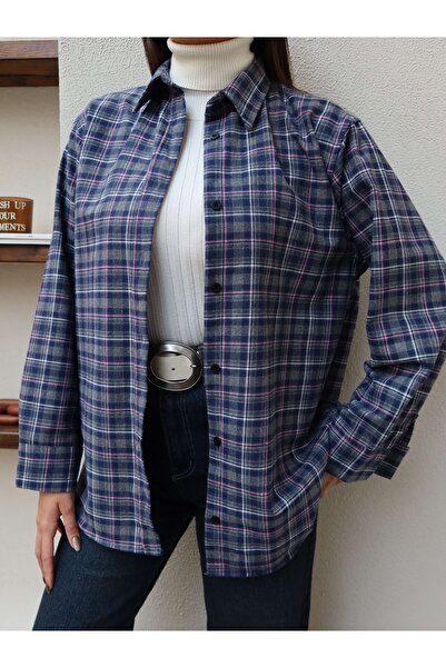 ESRAHELVACI Cămașă oversize în carouri