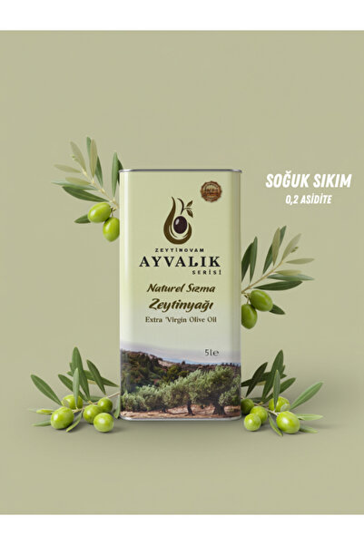Zeytinim Doğal Zeytinovam Ayvalık Naturel Sızma Zeytinyağı 5L