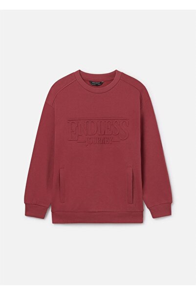 MAYORAL Boy's Embossed Sweat Red 7405