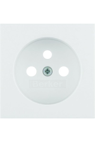 Other Placă frontală cu împământare BKwadrat, alb lucios, HGQ569