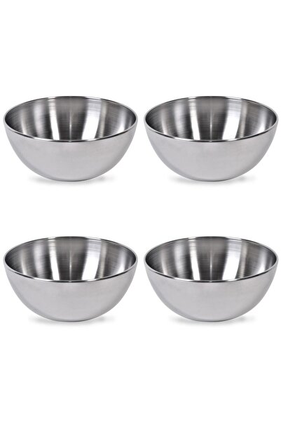 Vervo.ro pentru minți curioase Set boluri, 4 piese, 1.8 l, Metal, Argintiu