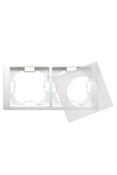 Other Ramă dublă albă, rezistentă la stropire IP44, set cu sigilii