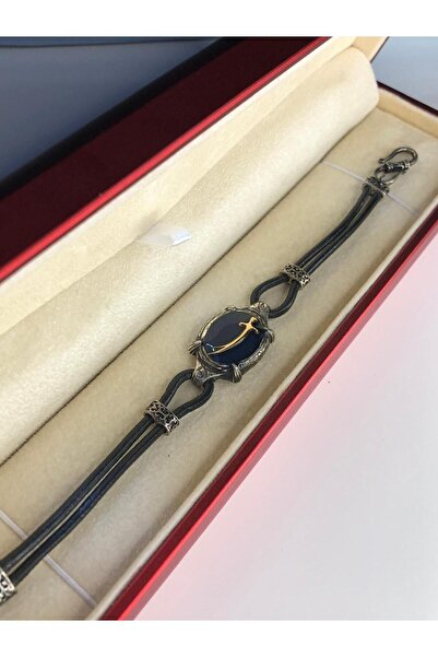 GWOMA Zülfikar Kılıcı Deri Gümüş Bileklik • Işıklı Kutuda • Sevgiliye • Eşe •...