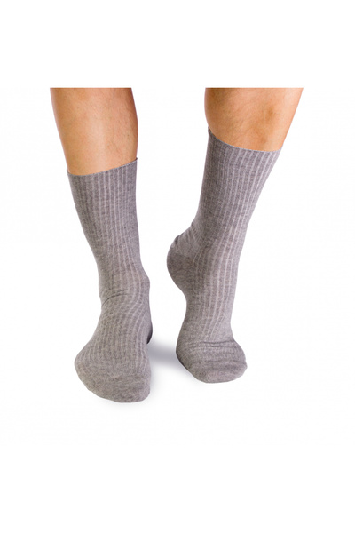 Pirin Hill Sosete bumbac lungi fara elastic Grey