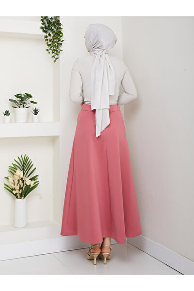 Wual giyim Women's Puff Scuba Skirt