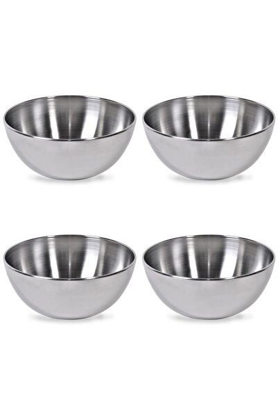 Vervo.ro pentru minți curioase Set boluri, 4 piese, 1.8 l, Metal, Argintiu