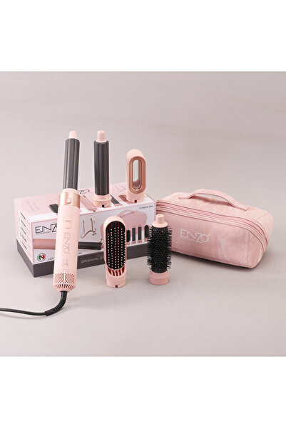 Enzo Professional ENZO EN-4142B 5-in-1 Professional Hot Air Styler Brush Set ...