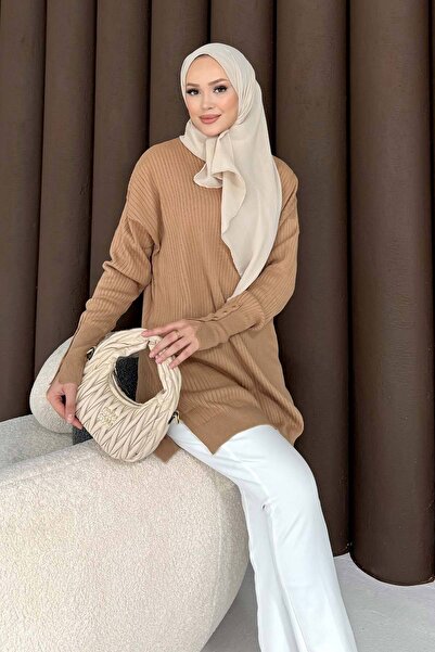 Melike Tatar κοτλέ Πλεκτό Τούνικ 70-2425