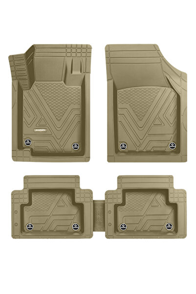 PROMATS Fiat Palio UYUMLU 5-D OTO PASPAS ( ICON BEJ )
