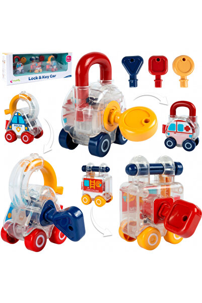 MalPlay Set jucarii bebe Masinute cu lacat si chei