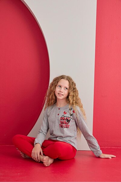 LARİCE KİDS KIZ ÇOCUK UZUN KOL PİJAMA TAKIMI