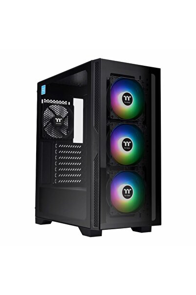 THERMALTAKE Versa T25 550W 80+ USB 3.2 ARGB ATX Mid Tower Siyah Kasa