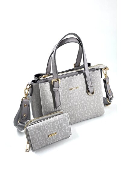Just Polo Original Women's 3-Section Hand and Shoulder Bag Wallet Combination