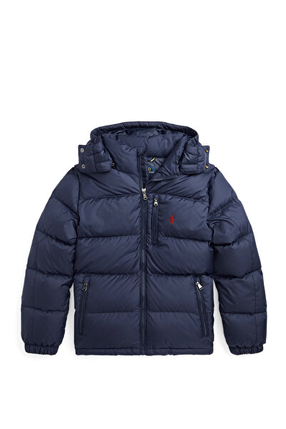 Polo Ralph Lauren Lacivert Kapüşonlu Erkek Çocuk Mont