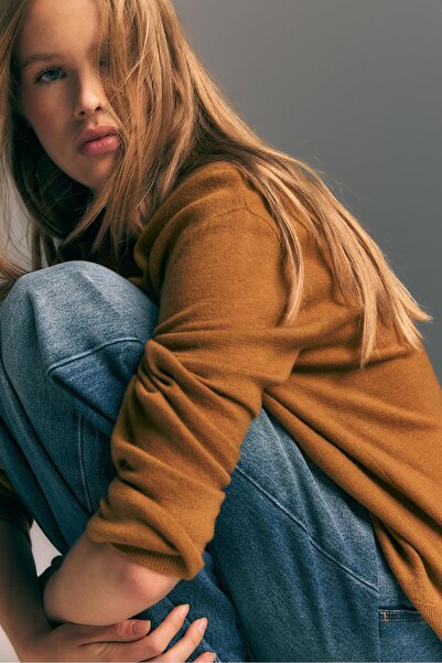 Stradivarius Ekstra yumuşak %100 yün kazak