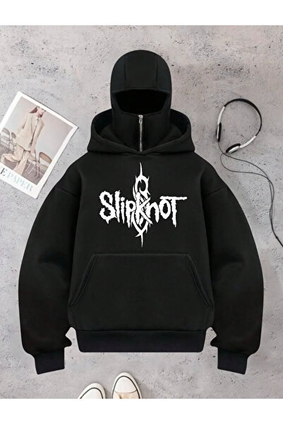 DEEFWEAR Hanorac unisex cu fermoar Ninja imprimat