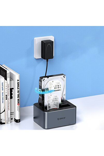 Other Stacja dokująca 6626C3-C-V1 cu klonowaniem offline cu 2 dyski 2.5'' / 3.5'' SATA HDD / SSD - szara