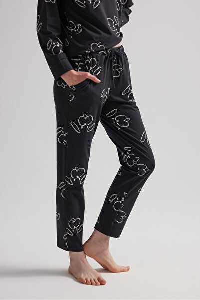 Hays Kadın Pamuklu Reglan Kollu Uzun Pijama Takımı