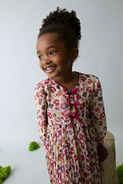 MAYORAL 04917-46 KIRMIZI ELBİSE 4/9