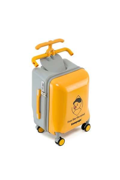 Zampago Free Like The Wind Binilebilir Çocuk Valizi – Kabin Boy, Düşme Engelleyici