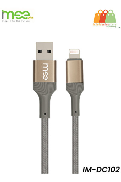 iMee كابل PLUS IM-DC102 3A Lightning إلى USB، نايلون مضفر، شحن سريع ومزامنة ب...
