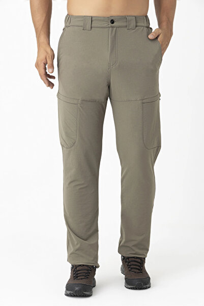 Crozwise Чоловічий спортивний костюм з прямими штанинами, хакі 2240