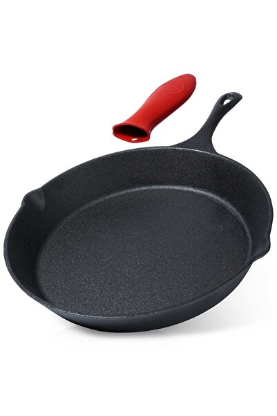 Other PATELNIA ŻELIWNA 30cm Z SILIKONOWĄ NAKŁADKĄ CAST LINE 199037