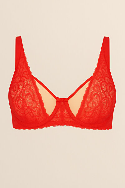 Hays Kadın Dantelli Balenli Kapsız Sütyen