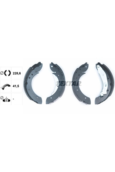 TEXTAR Комплект спирачна челюст Peugeot 405 2 Renault Espace 3