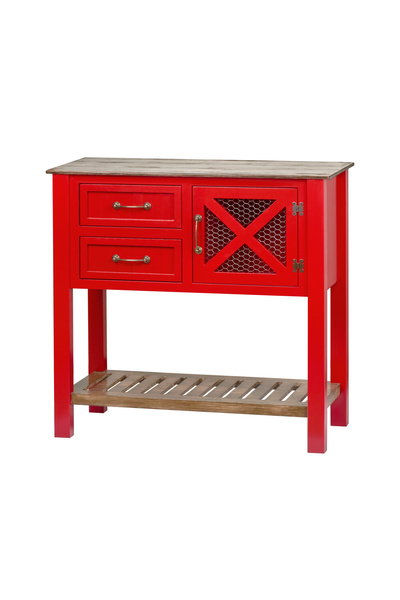 Orta Sofa Kırmızı dresuar yükseklik 90 cm