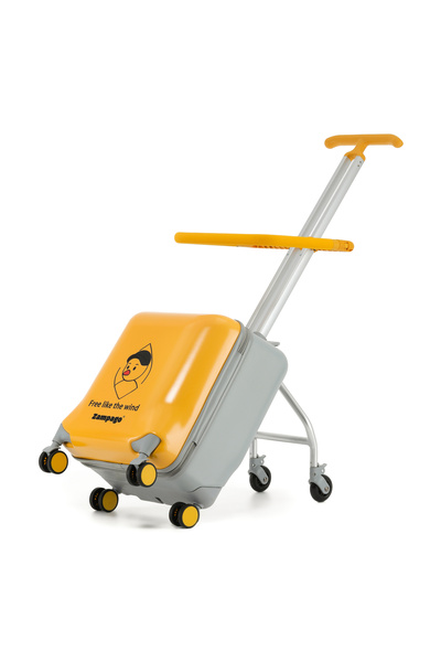 Zampago Free Like The Wind Binilebilir Çocuk Valizi – Kabin Boy, Düşme Engelleyici