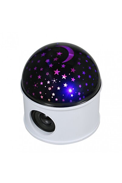 KlaussTech Νυχτερινό φως με μουσική, περιστροφή 360°, Bluetooth, τροφοδοσία α...