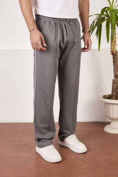 FRANKNESS JNS Men's Baggy Fit Relaxed Cut 3 Thread Sweatpants