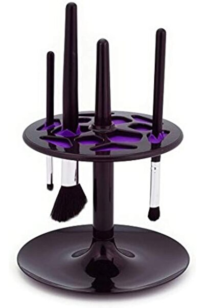 denco منظم ورف تجفيف الفرش القابل للطي، أسود، 4967N