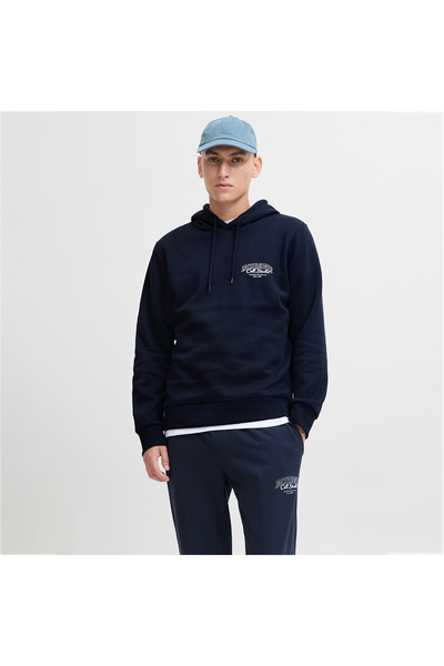 Jack & Jones Jack&Jones Makoto Чоловічий синій худі з капюшоном