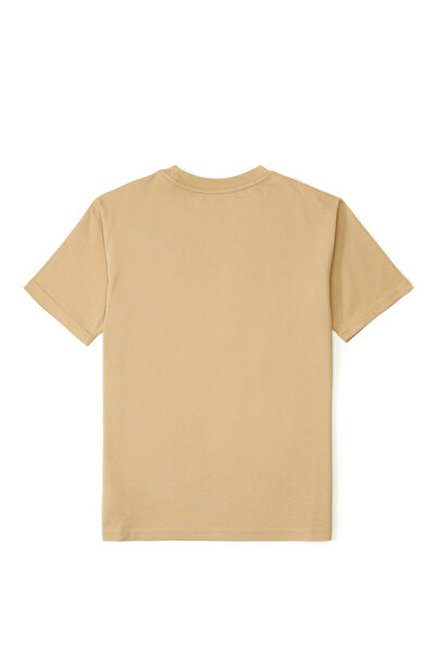 Polo Ralph Lauren Beige Logo Embroidered Boys' T-Shirt