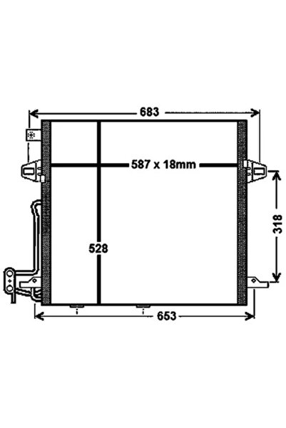 MAHLE Condensator Climatizare Mercedes-Benz G-Class/Gl-Class/M-Class