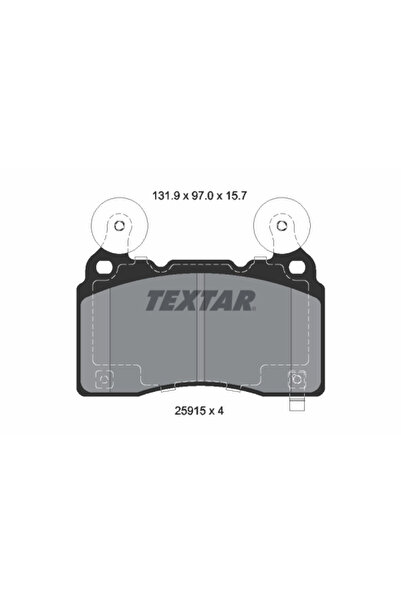 TEXTAR Set Placute Frana Frana Disc Buick (Sgm) Regal 3 Cadillac CT6/Cts