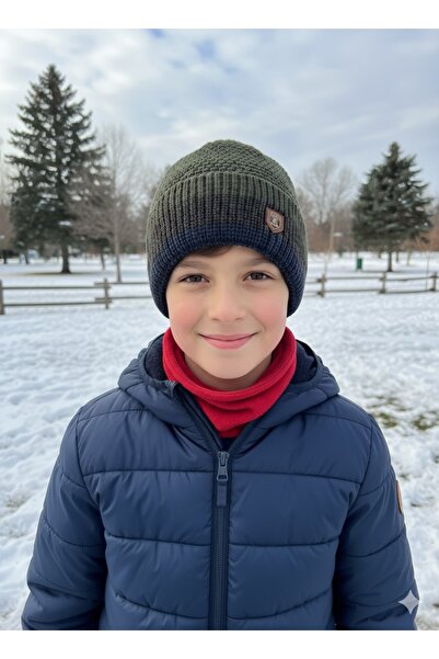 Katmirra Boys' Fleece Knitted Beanie Maximum Warmth