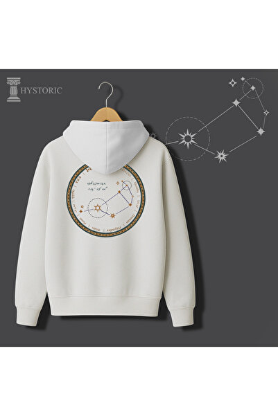 Hystoric Wear Pleiades (Constellation) Back Printed Hooded Sweatshirt