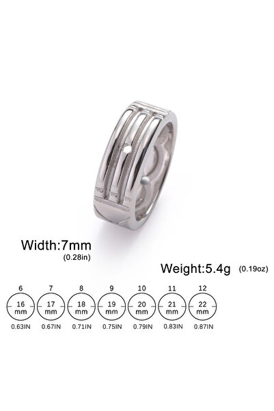 Choice 11 Steel Skyrim Stainless Steel Amulet Atlantis Ring Men Women Minimalist Couple Rings Wedding Band