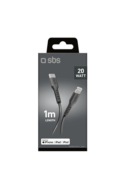 Other Kabel przewód USB-C - iPhone Lightning 1m - czarny