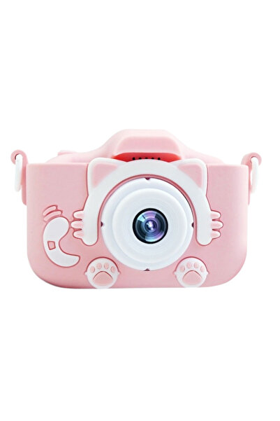 KlaussTech Cameră foto pentru copii (roz) X5 Cat cu diverse funcții