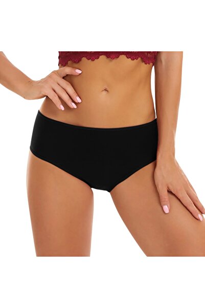 GUNERI UNDERWEAR Women's Black Maxi Bato Panties 3-Pack 246-3S